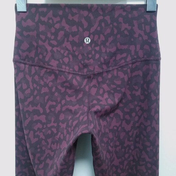 Lululemon Align Women's 6 Small Pant II Formation Camo Purple Adobe Multi Dark - Picture 7 of 13